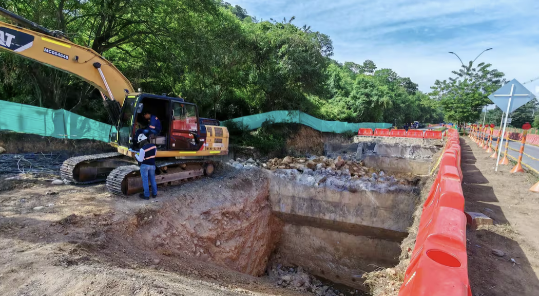 Alerta: demolición de puente en Chimitá agudiza el caos vial entre Bucaramanga y Girón