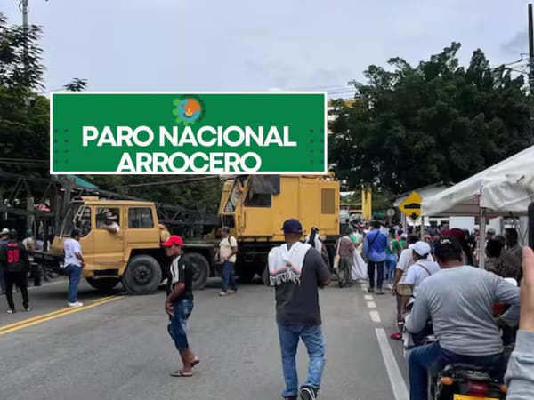 Santander respalda el paro arrocero nacional, pero el Gobierno sigue sordo