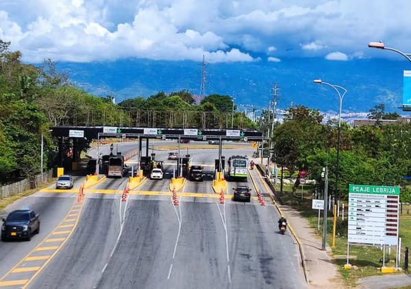 Suben los peajes en Colombia: tres de los más caros están en Santander